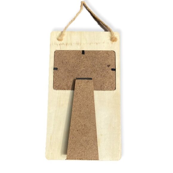 Set of Three Funny Dog Signs Wooden Le Woof Photo Romantic Walks To Fridge Puppy - Picture 10 of 10